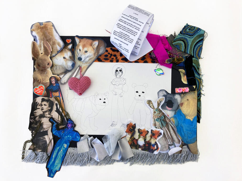 Initial Space Girl Moodboard - 2024